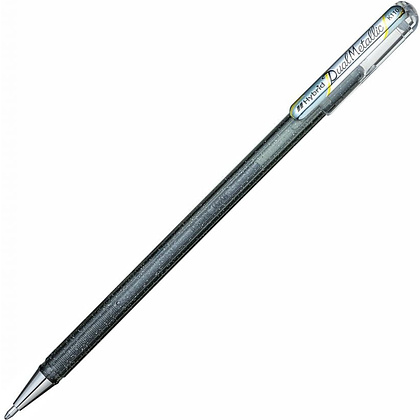 Ручка гелевая "Dual Metallic", 1.0 мм, голубой, стерж. голубой - 5