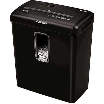 Уничтожитель Fellowes PowerShred P-30C, DIN P-4, 4х34 мм, 6 листов, 15 литров - 3