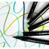Маркер перманентный двусторонний "Sketchmarker Brush", G64 светло-зеленый - 5
