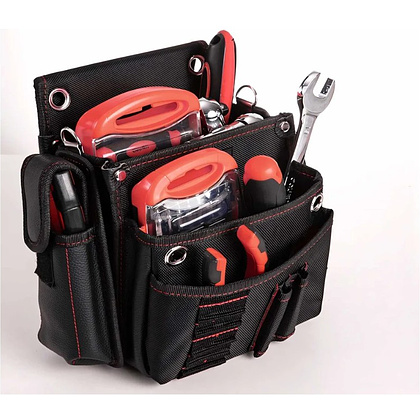 Сумка для инструментов поясная Deli RS EDL5865, черный - 2