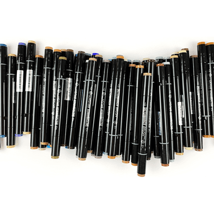 Маркер перманентный двусторонний "Sketchmarker Brush", R81 кирпич - 4