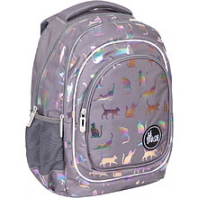 Рюкзак молодежный "Holo effect", светло-фиолетовый