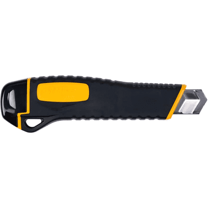 Нож строительный Miles "FA1806G/Y", 18 мм, усиленный - 4