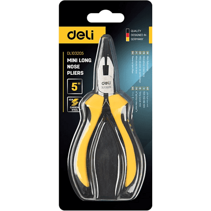 Мини-длинногубцы Deli YS ED103205, 125 мм - 8