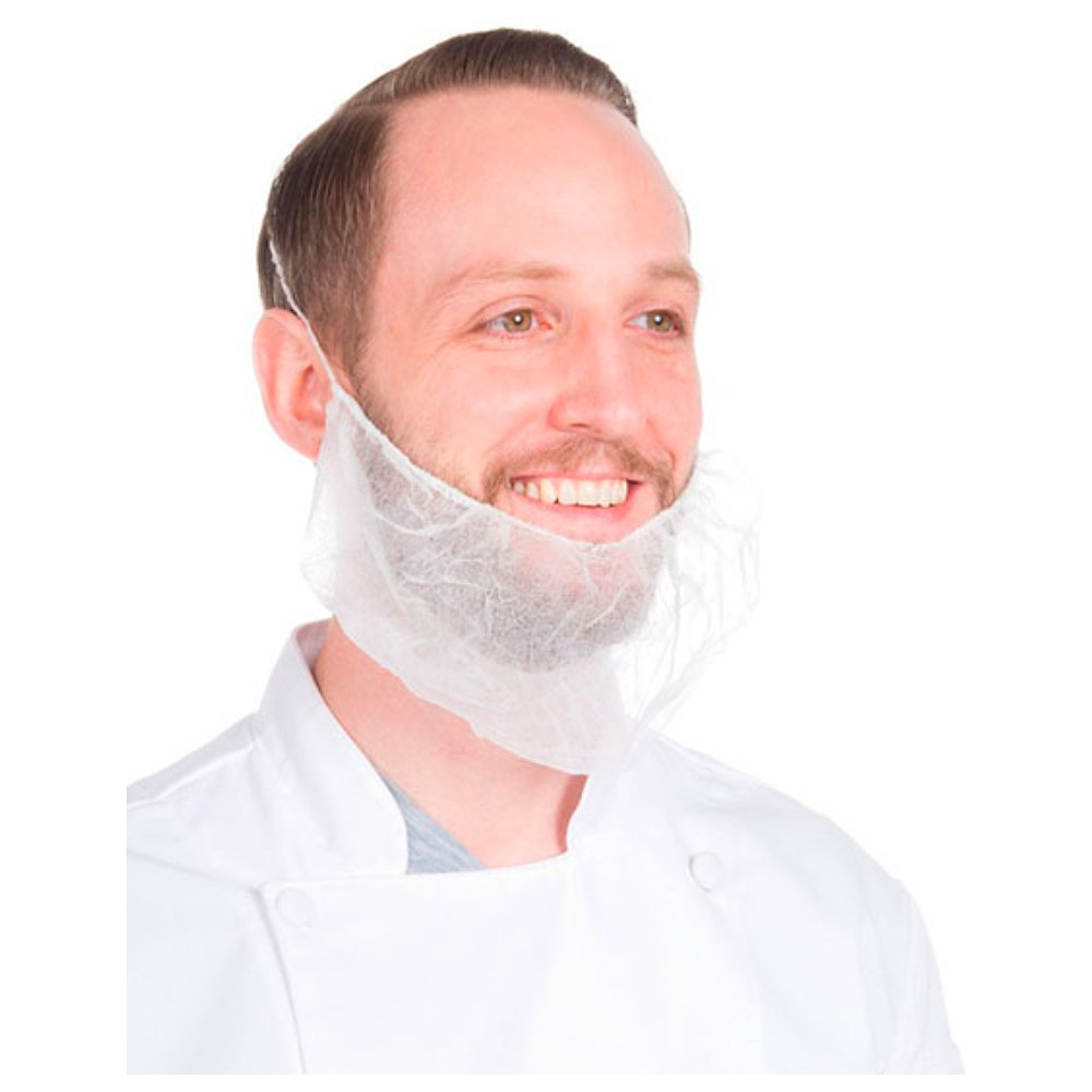 Набородник одноразовый, белый, 100шт/уп