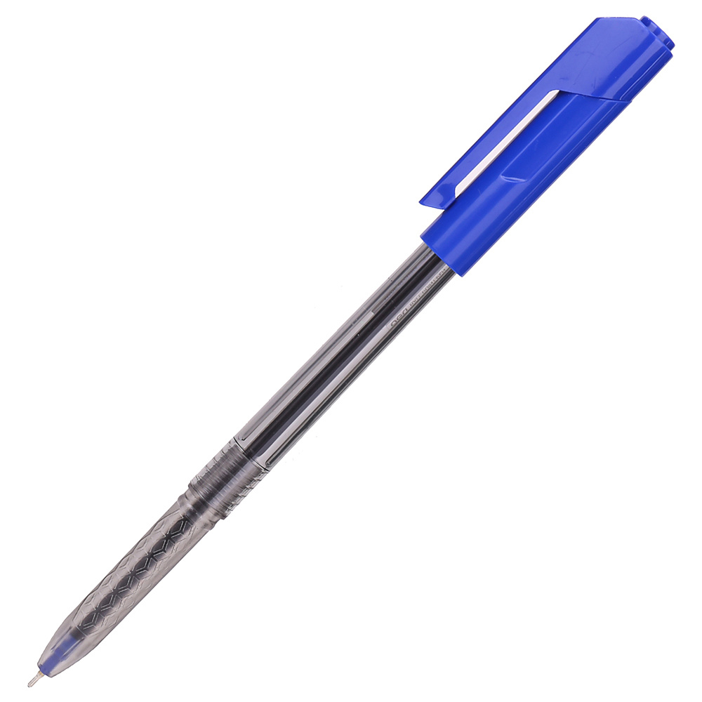 Ручка шариковая "Arrow", 0.7 мм, прозрачный, синий, стерж. синий