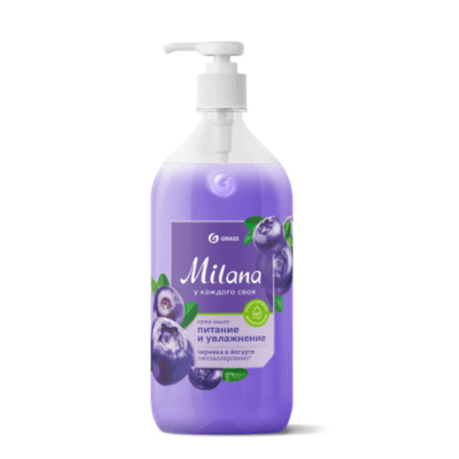 Крем-мыло "Milana", 1 л, черника в йогурте