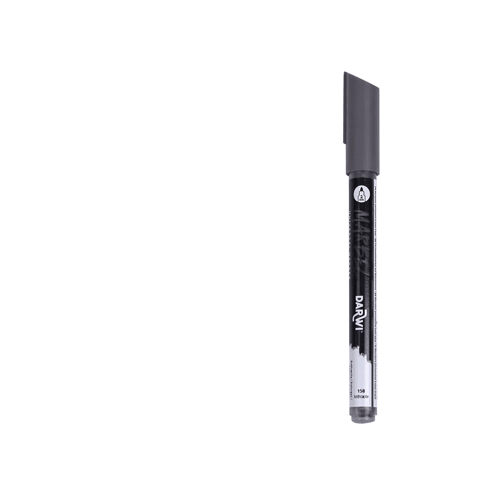 Маркер акриловый "Darwi.Marbel" 158, антрацит