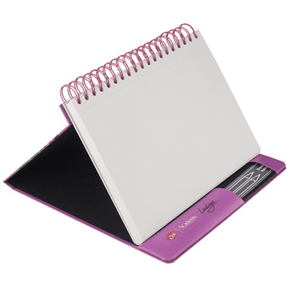 Скетчбук для акварели "Ладога", 17.5х25 см, 20 листов, розовый - 4