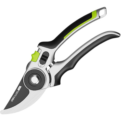 Секатор садовый Deli GS EDL-YL0007, 216 мм, серебристый, черный