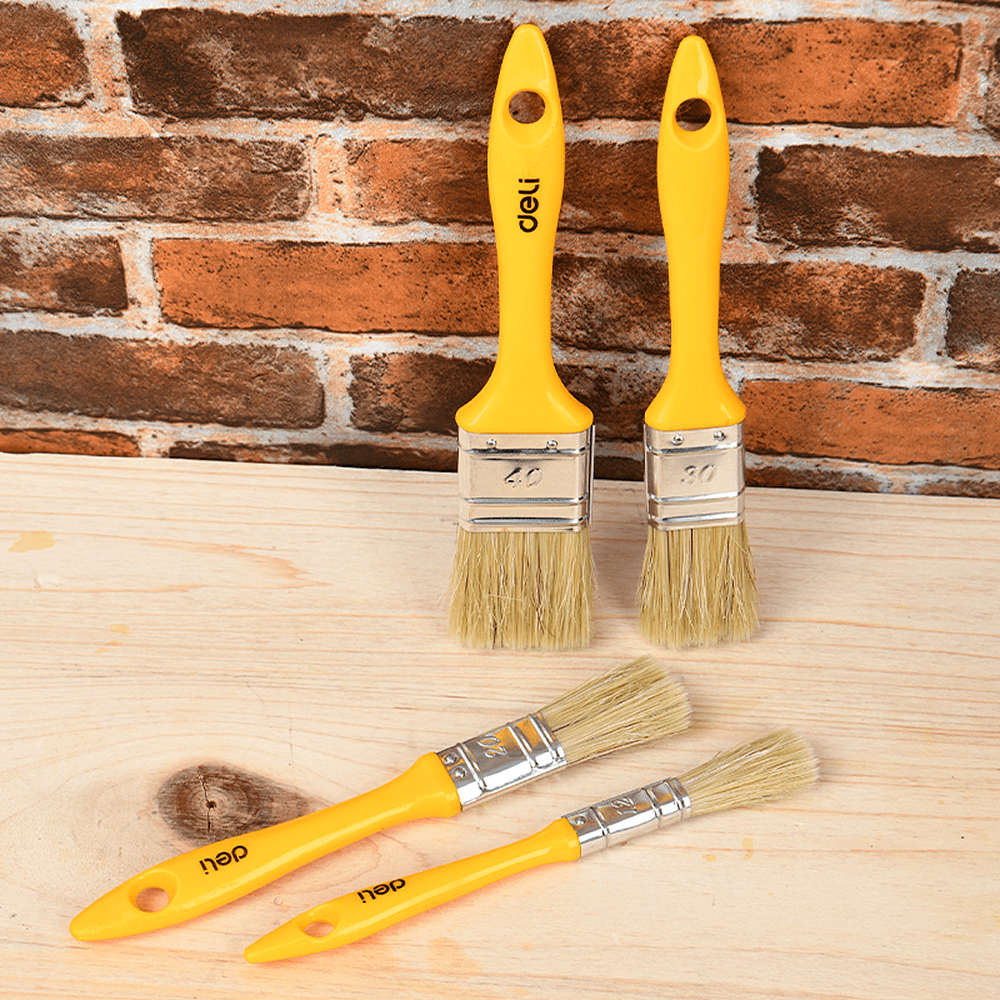 Кисть малярная Deli YS EDL509136, плоская, 2.4"-60 мм, смешанная щетина - 3