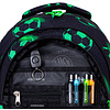 Рюкзак школьный "Neo Football", полиэстер, черный, зеленый - 8