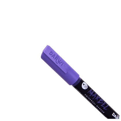 Маркер акриловый "Darwi.Marbel" 900, фиолетовый - 2