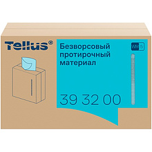 Протирочный материал нетканый Tellus, безворсовый, 1 слой, 100 листов, WM5