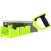 Стусло с ножовкой Deli GS EDL580900, 22.5°/45°/90°, 13 TPI, 300 мм, черный, зеленый - 2