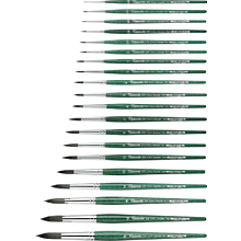 Кисть для рисования "Tintoretto Emerald", синтетика, круглая, №6
