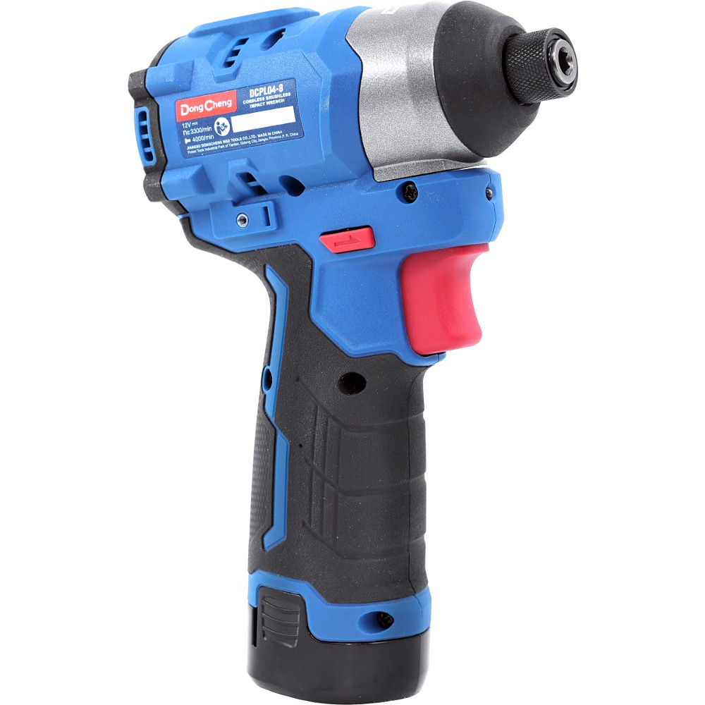 Аккумуляторный шуруповерт DongCheng DCPL04-8 (TYPE EK), 12 В, 140 Нм, 2 АКБ, 2 Ач, З/У 3 А - 8