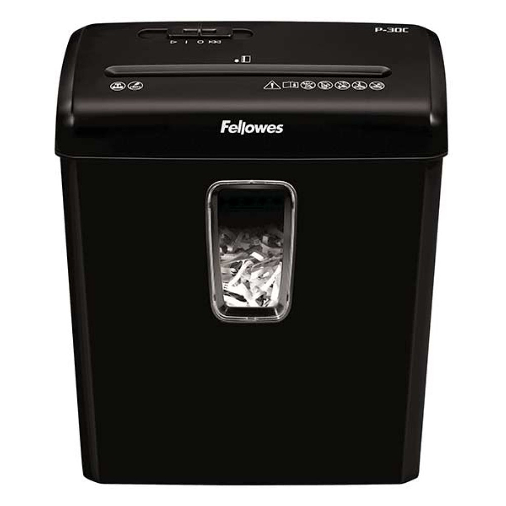 Уничтожитель Fellowes PowerShred P-30C, DIN P-4, 4х34 мм, 6 листов, 15 литров - 2