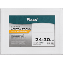 Холст на картоне "Pinax", 24х30 см, 100% хлопок, 280 г/м2, мелкое зерно