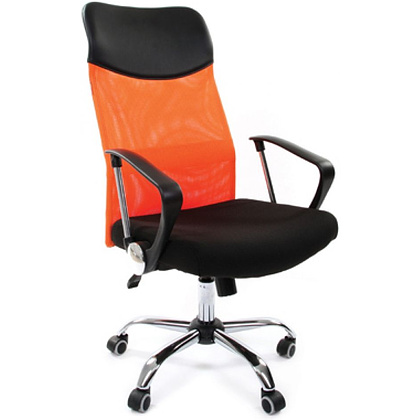 Кресло для руководителя "Chairman 610", ткань, металл, черный - 5