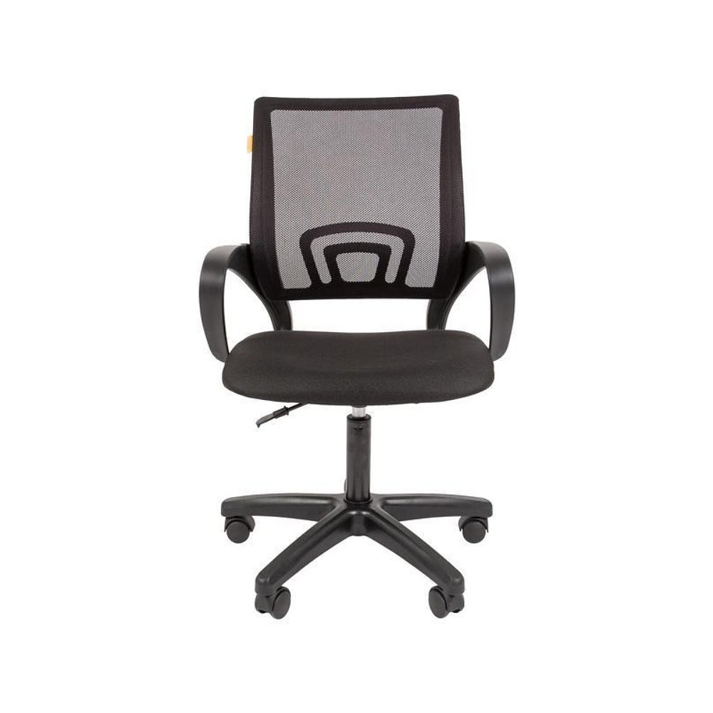 Кресло для персонала "Easy Chair 304 LT", ткань, сетка, пластик, черный  - 2