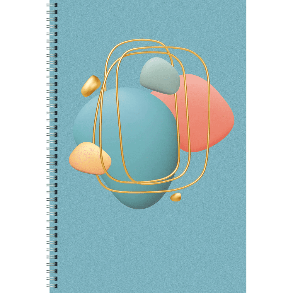 Тетрадь "New day. Дизайн 4", А4, 96 листов, в клетку, голубой