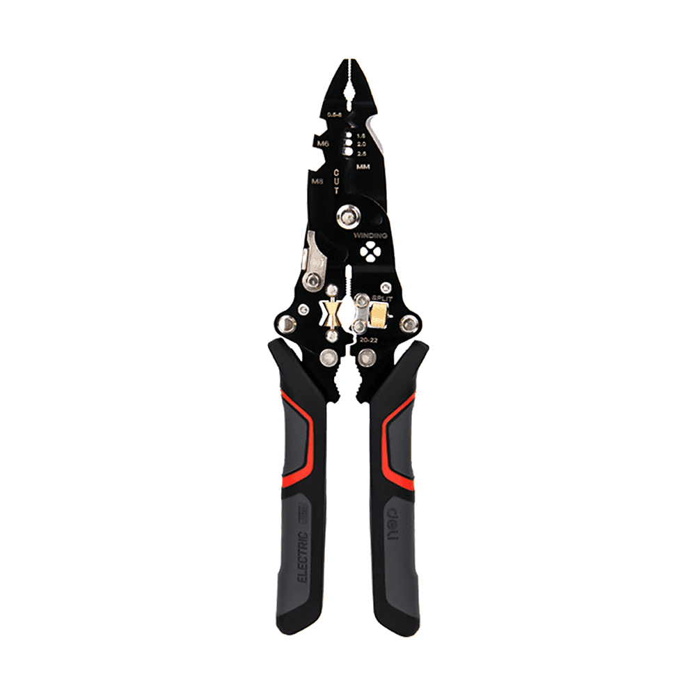 Многофункциональный инструмент для снятия изоляции Deli RS EDL383014, 200 мм