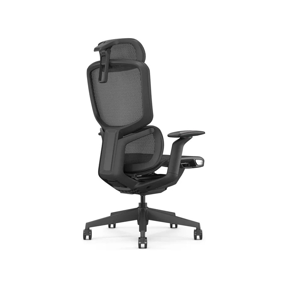 Кресло компьютерное SitZone E-JX-001А, сетка, пластик, черный - 4