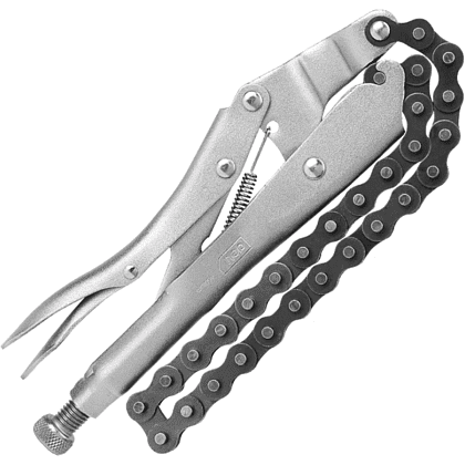 Клещи Deli YS EDL20018, зажимные, 220 мм, прямые, с фиксатором