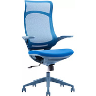 Кресло для руководителя EVERPROF Spirit, сетка, синий