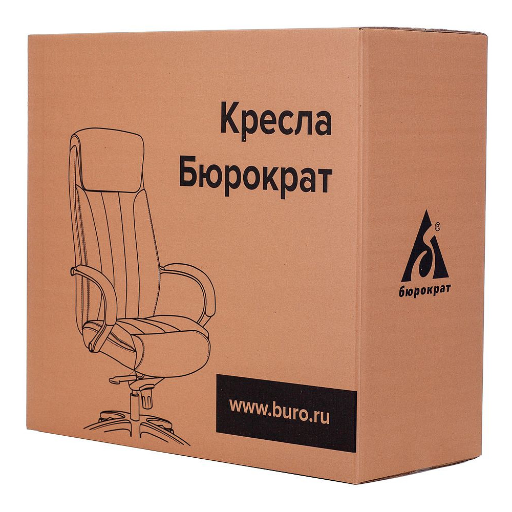 Кресло для руководителя Бюрократ T-9922SL, кожа, металл, черный - 9
