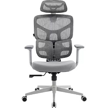 Кресло эргономичное EVERPROF Omega, Grey сетка, серый, металл, корпус серый