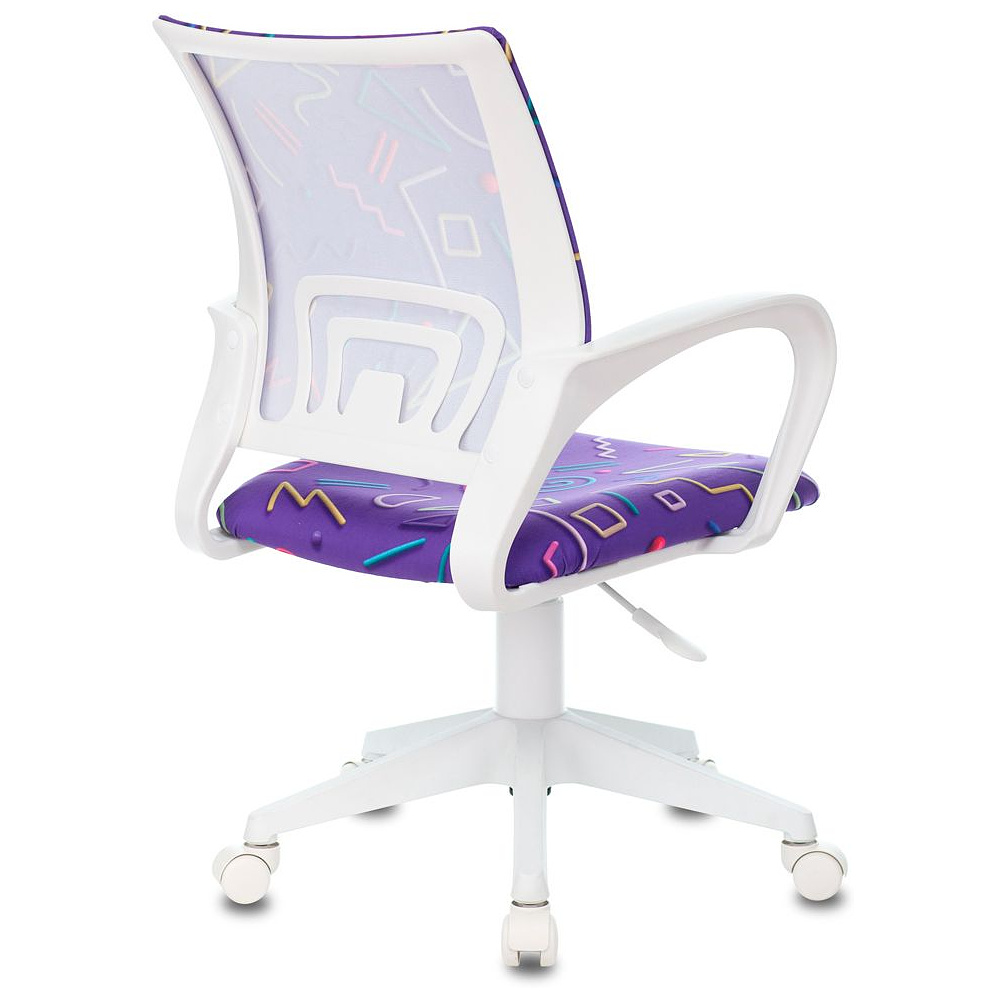 Кресло детское Бюрократ KD-W4, ткань, пластик, фиолетовый - 4