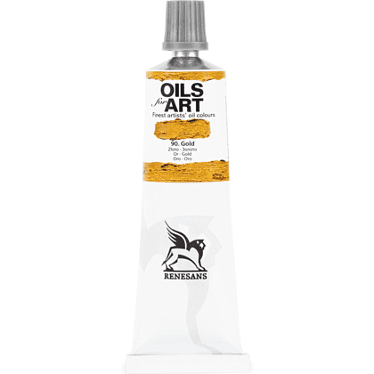 Краски масляные "Oils for art", 90 золото, 60 мл, туба