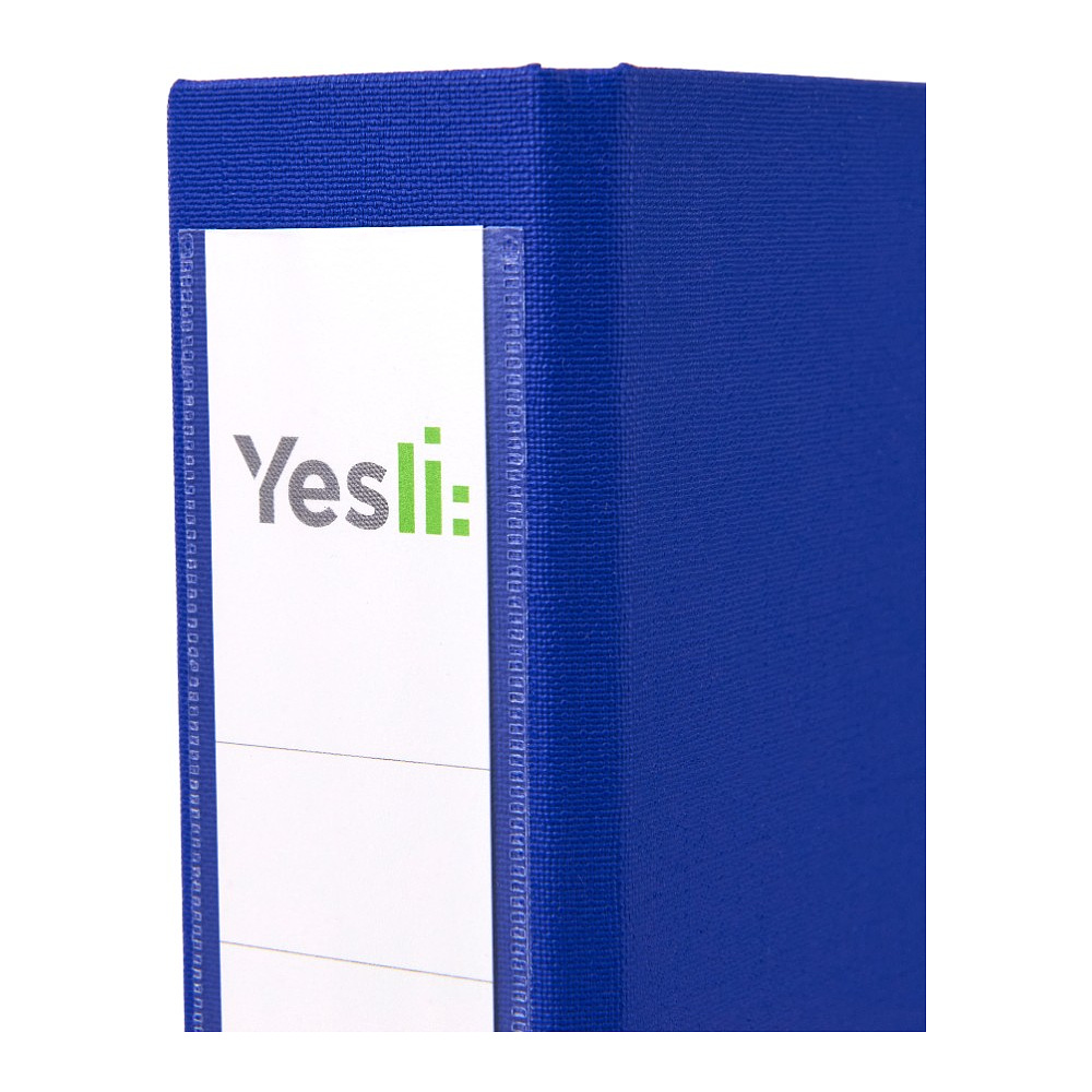 Папка-регистратор "Yesli:", А4, 50 мм, ПВХ Эко, синий - 3
