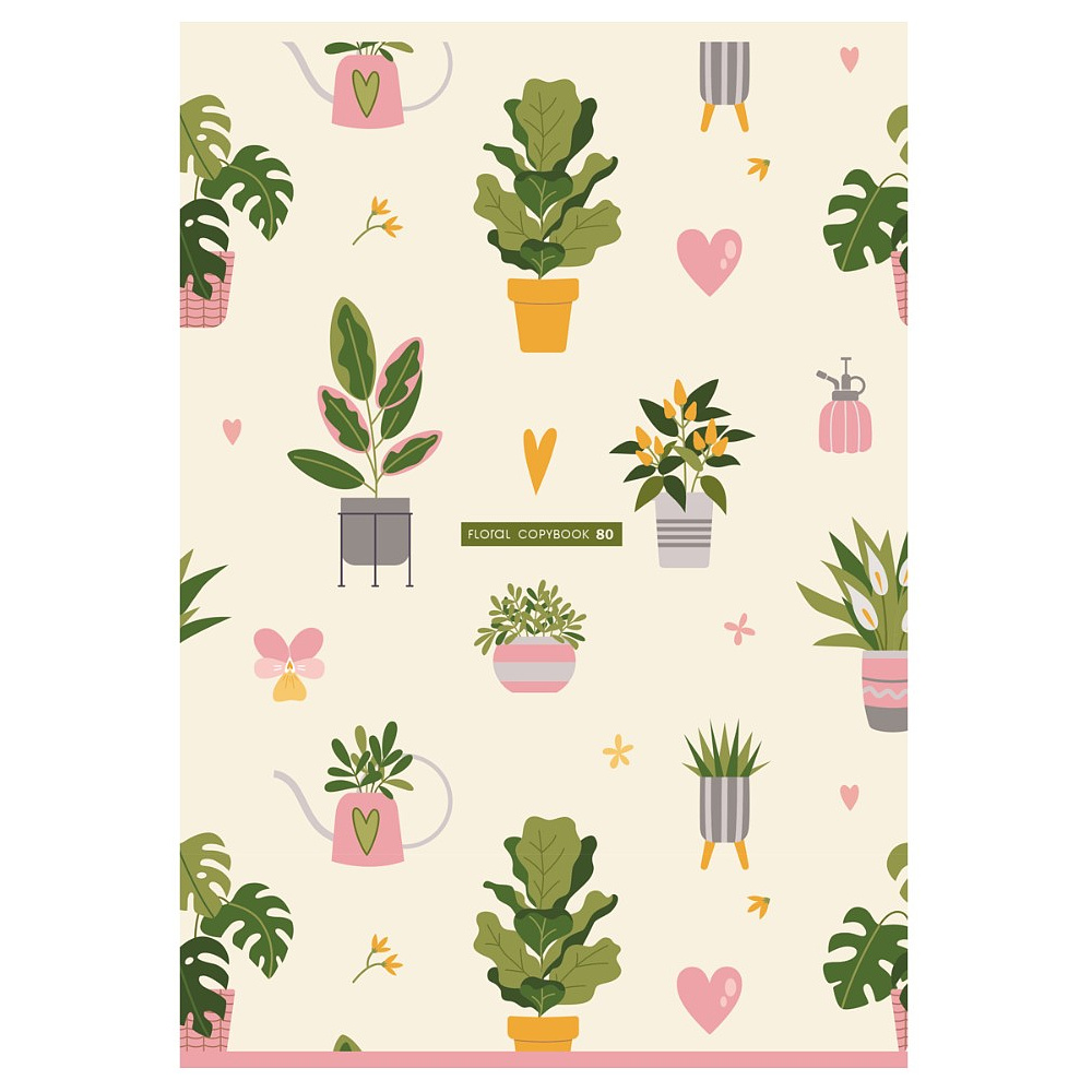 Тетрадь "Весна", А4, 80 листов, клетка, ассорти - 4