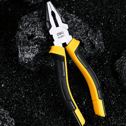 Плоскогубцы Deli YS EDL0001, 160 мм, 2-х компонентные рукоятки - 5