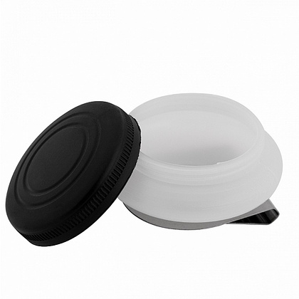 Масленка "Невская палитра", одинарная, пластиковая, с крышкой