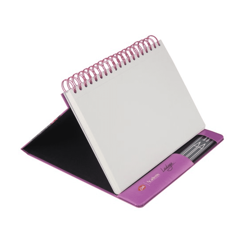 Скетчбук для акварели "Ладога", 17.5х25 см, 20 листов, розовый - 4