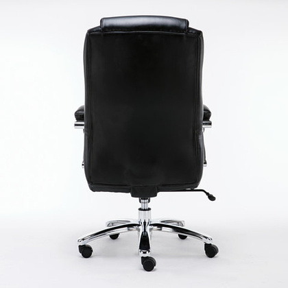 Кресло для руководителя BRABIX "Premium Status HD-003", экокожа, металл, черный - 4