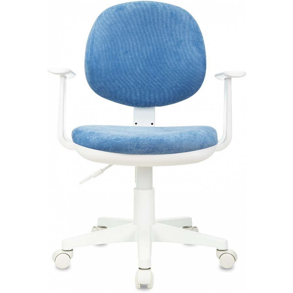 Кресло детское Бюрократ CH-W356AXSN, ткань, пластик, голубой - 3