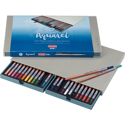 Набор карандашей акварельных "Design aquarel box", 24 цвета