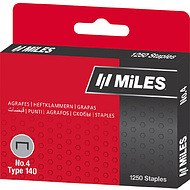 Скоба Miles №4, 12 мм, 1250 штук