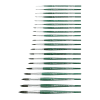 Кисть для рисования "Tintoretto Emerald", синтетика, круглая, №1 - 2