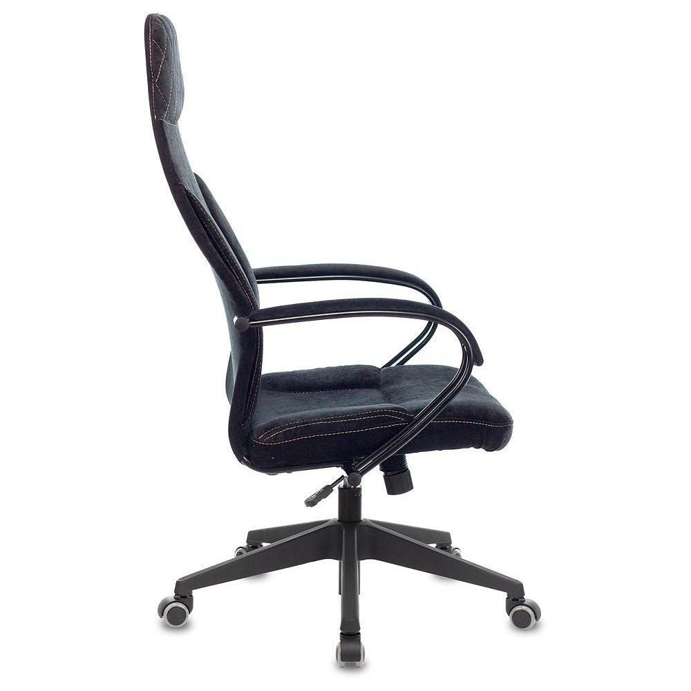 Кресло для руководителя Бюрократ "CH-608Fabric", ткань, пластик, черный - 4