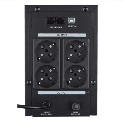 ИБП Kiper Power C1500 USB (1500VA/900W) - 4