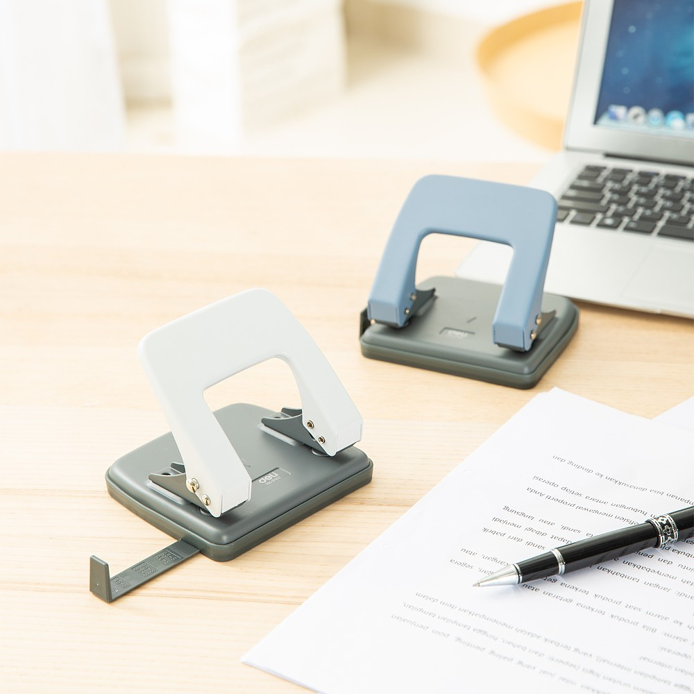 Дырокол "Deli Start 0102", 20 листов, ассорти - 5