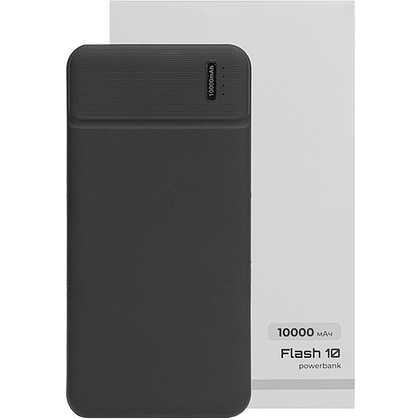 Внешний аккумулятор Power Bank "Flash 10", 10000 mAh, черный - 6