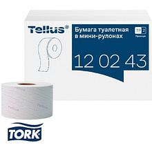 Бумага туалетная Tellus Премиум T2, в мини-рулонах, 170 м, 2 слоя