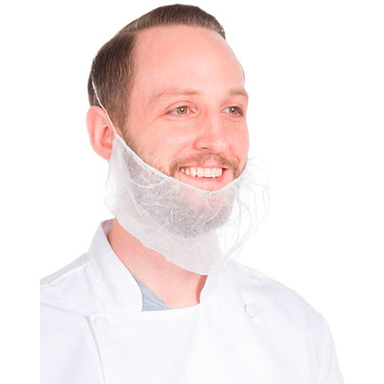 Набородник одноразовый, белый, 100шт/уп